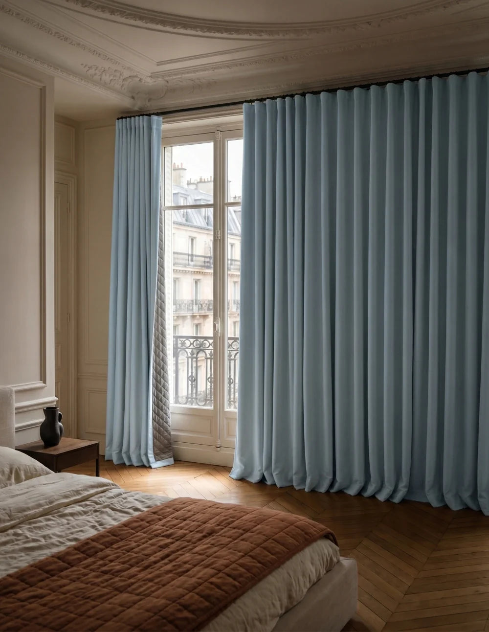 Rideau Anti-Bruit Phonique - Bleu Ciel