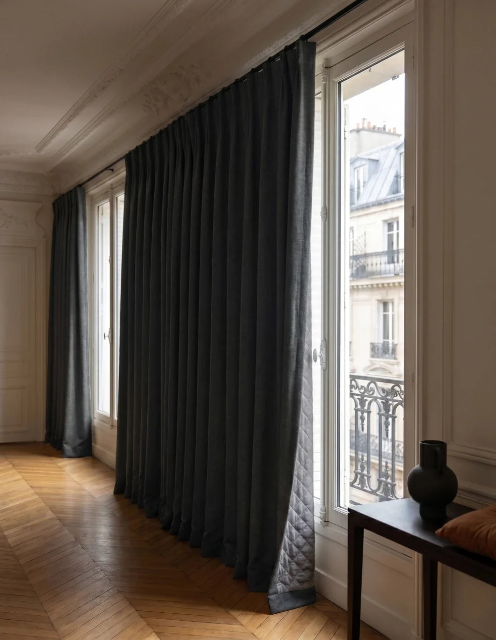 Rideau Anti-Bruit Phonique - Gris Anthracite