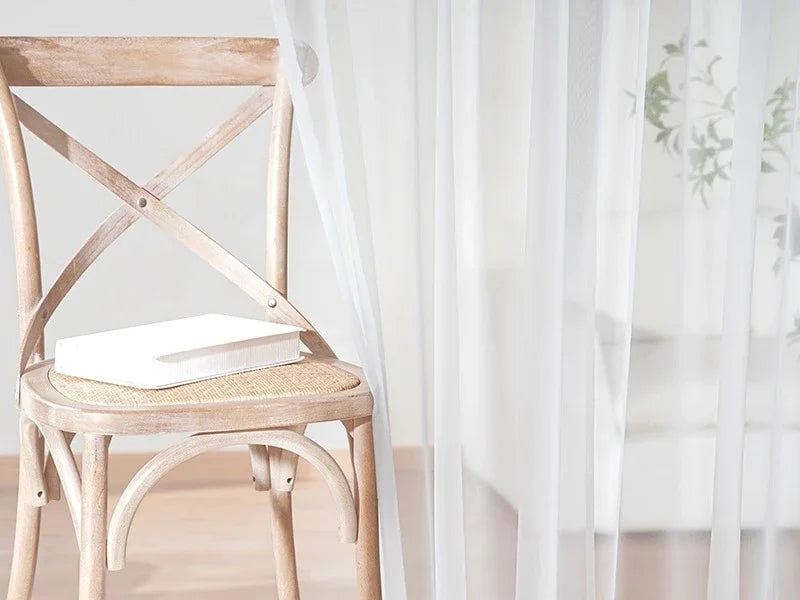 Voilage en tulle blanc – vue 9