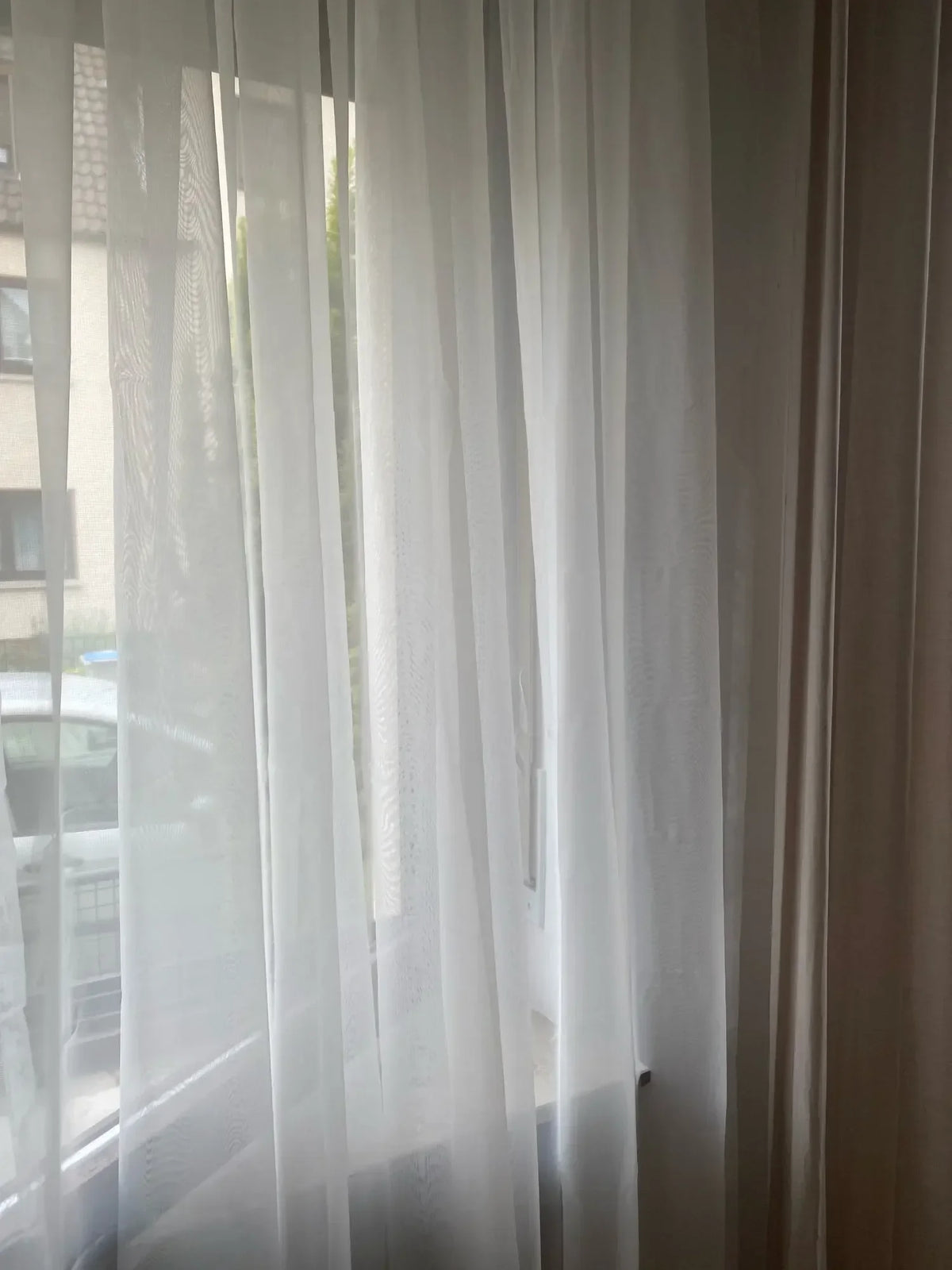 Voilage en tulle blanc – vue 25