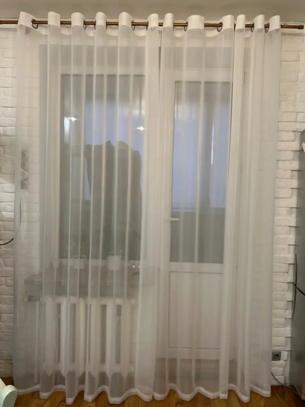 Voilage en tulle blanc – vue 26