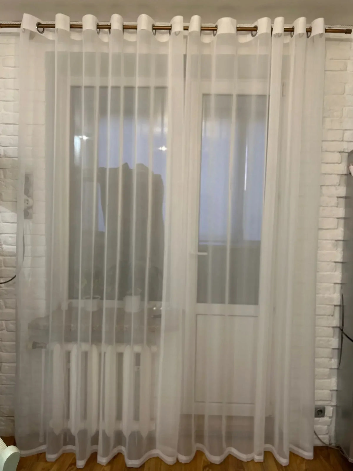 Voilage en tulle blanc – vue 26