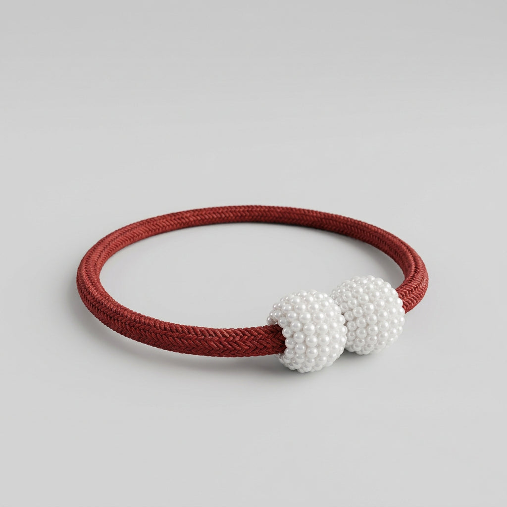 Embrasses magnétiques à perles