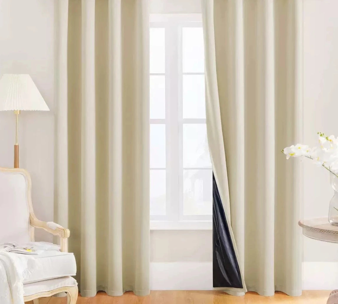 Rideau occultant et thermique – coloris beige