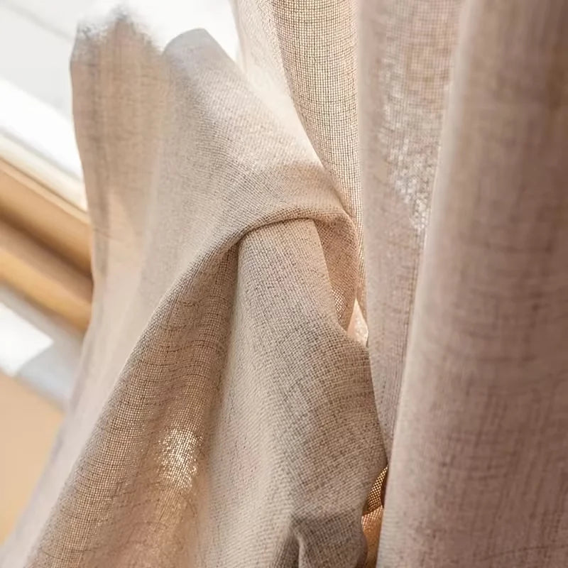 Voilage effet lin vintage – vue 3